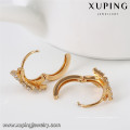 92887 xuping 18k plaqué or bijoux fantaisie en gros cerceau boucle d&#39;oreille